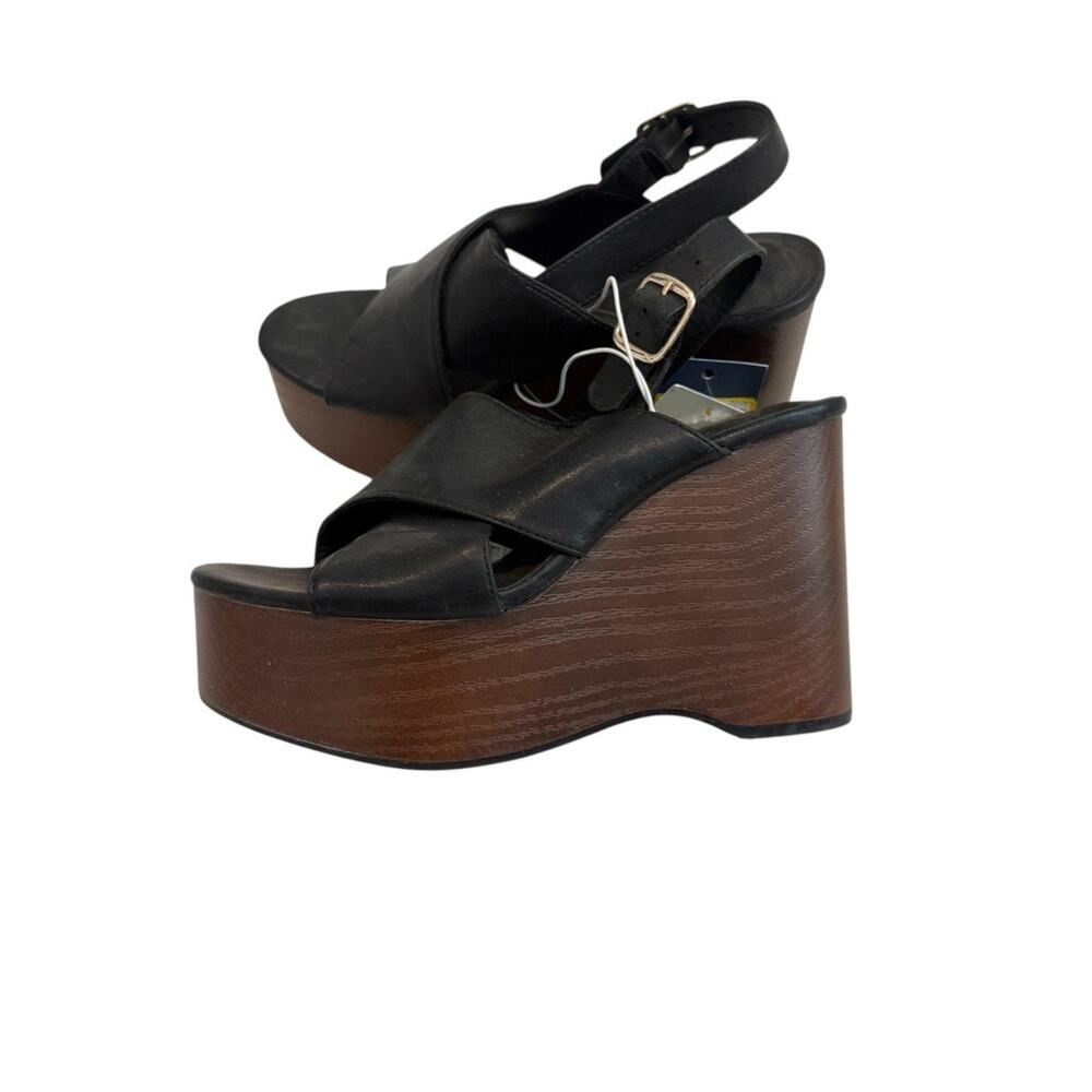 Universal Thread 6 Naomi faux leather slingback platform 3638